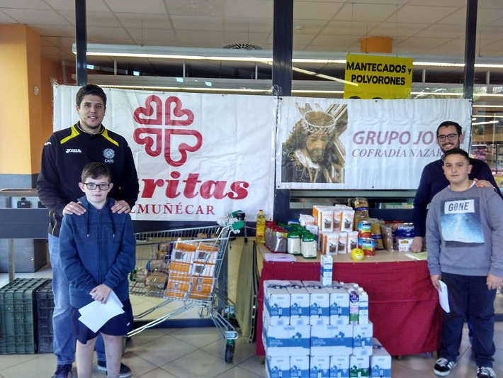 Agrupación de Cofradías y Cáritas Parroquial realizarán este sábado una gran recogida de alimentos